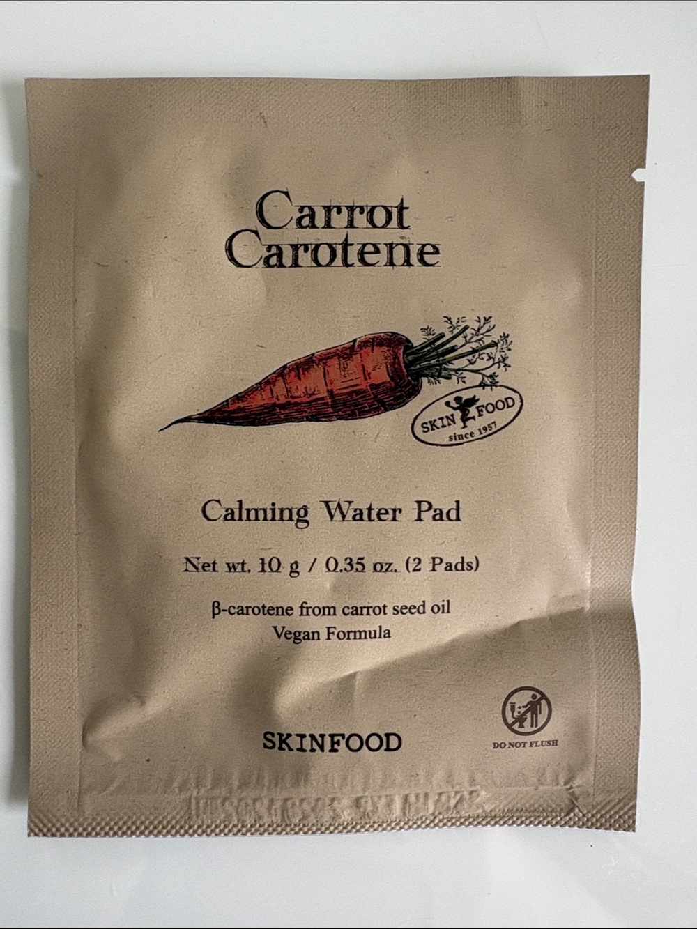 $2💕 SKINFOOD Carrot Calming Water Pad
